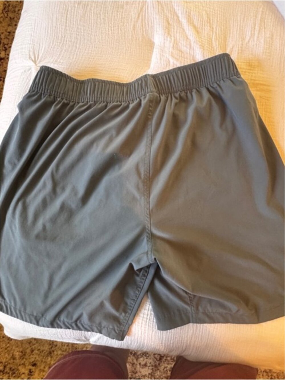Saxx Gainmaker 2N1 Shorts - Charcoal size large. Grey shell and grey liner 7” - Picture 7 of 9